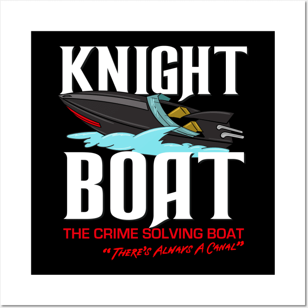 Knight Boat - The Crime Solving Boat Wall Art by Meta Cortex